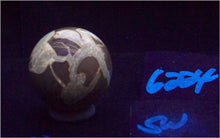 Load image into Gallery viewer, Fluorescent Septarian Nodule 35mm Sphere for UV Collection 6224