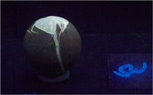Load image into Gallery viewer, Fluorescent Septarian Nodule 35mm Sphere for UV Collection 6224