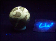 Load image into Gallery viewer, Fluorescent Septarian Nodule 35mm Sphere for UV Collection 6224