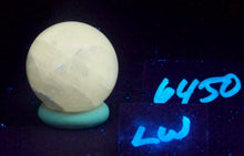 Load image into Gallery viewer, Fluorescent Calcite 32mm Sphere - Stunning SW LW Mineral - Personal Stone 6450