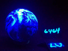 Load image into Gallery viewer, Fluorescent Fluorite/Pink Fluorite 57mm Sphere/UV Collection/Interior Decor 6464