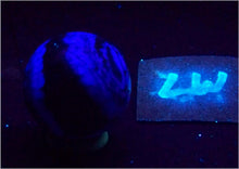 Load image into Gallery viewer, UV Fluorite 35mm Sphere for Fluorescent Collection/ Home or Office Decor 6591