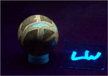Load image into Gallery viewer, Fluorescent Septarian Nodule Piece 32mm Sphere for UV Collection or Study 6565