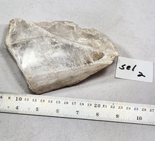Load image into Gallery viewer, Selenite Cab Rough or Mineral Specimen or Metaphysical Healing Stone Sel2
