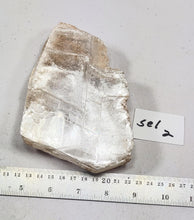 Load image into Gallery viewer, Selenite Cab Rough or Mineral Specimen or Metaphysical Healing Stone Sel2