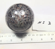 Load image into Gallery viewer, Fluorescent Yooperlite 64mm Sphere for Collection or Home Decor NS3