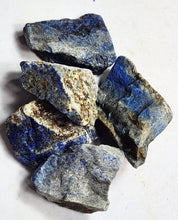 Load image into Gallery viewer, Lapis Lazuli 5 Specimens or Cutting Rough Metaphysical Healing Stones Lapis6