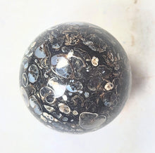 Load image into Gallery viewer, Turritella Agate 35mm Sphere for Home or Office Interior Decor Unique Gift 6197