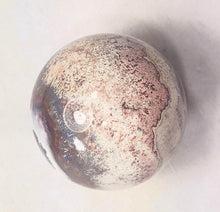 Load image into Gallery viewer, Rosetta Crazy Lace Agate 44mm interior Decor Sphere for Home or Office 6203
