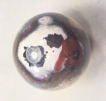 Load image into Gallery viewer, Rosetta Crazy Lace Agate 44mm interior Decor Sphere for Home or Office 6203