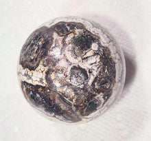 Load image into Gallery viewer, Amethyst Lace with Plume Fluorite 57mm Home Interior Decor Sphere or Gift 6132