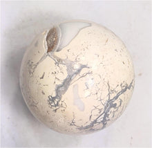 Load image into Gallery viewer, Fluorescent Chalcedony and Magnesite 70mm Sphere for UV Collection 6210