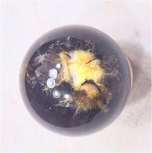 Load image into Gallery viewer, Purple Indonesian Agate 35mm Home Decor Stone Sphere Great Christmas Gift 6262