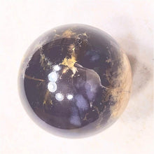 Load image into Gallery viewer, Purple Indonesian Agate 35mm Home Decor Stone Sphere Great Christmas Gift 6262
