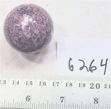 Load image into Gallery viewer, Lepidolite 38mm Decor Sphere Interior Home or Office Great Christmas Gift 6264