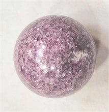 Load image into Gallery viewer, Lepidolite 38mm Decor Sphere Interior Home or Office Great Christmas Gift 6264