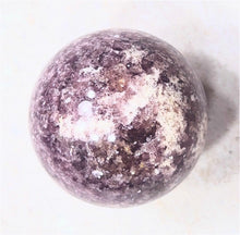 Load image into Gallery viewer, Lepidolite 38mm Decor Sphere Interior Home or Office Great Christmas Gift 6264