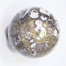 Load image into Gallery viewer, Mushroom Jasper w Crystalline Vugs 60mm Decor Sphere for Home or Office 6273