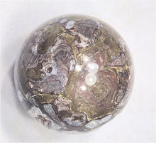 Load image into Gallery viewer, Mushroom Jasper w Crystalline Vugs 60mm Decor Sphere for Home or Office 6273