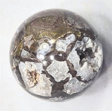 Load image into Gallery viewer, Mushroom Jasper w Crystalline Vugs 60mm Decor Sphere for Home or Office 6273