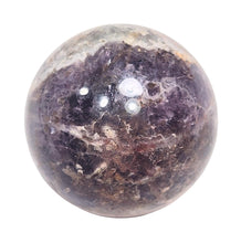Load image into Gallery viewer, Purple Prism Mine Amethyst 50mm Interior Decor Sphere for Home or Office 6305
