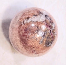 Load image into Gallery viewer, Red UV Calcite 35mm Fluorescent Sphere - Great Decor Item - CA UV Mineral 6401