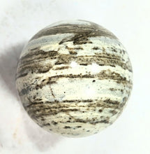 Load image into Gallery viewer, Serpentine Rare Roosevelt Lake Striped 38mm Sphere - Holiday - Christmas 6410