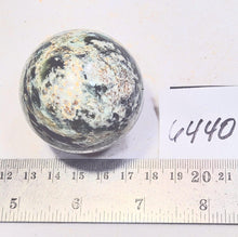 Load image into Gallery viewer, Plasma Agate 48mm Sphere - Clear Creek CA Stone -Home/Office Interior Decor 6440
