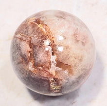 Load image into Gallery viewer, Fluorescent Boquillas Calcite 38mm Sphere - Stunning SW LW Mexican Mineral 6448