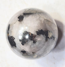 Load image into Gallery viewer, Pyrite in Quartz 44mm Interior Decor Sphere for Home or Office Interiors - Healing Stone 6507