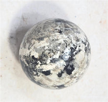 Load image into Gallery viewer, Fluorescent Mont St Hilaire Hackmanite 35mm Sphere for Collection or UV Study 6519