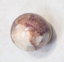 Load image into Gallery viewer, Red UV Calcite 29mm Fluorescent Sphere - Great Decor Item - CA UV Mineral 6542