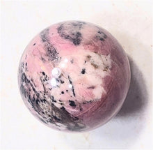 Load image into Gallery viewer, Rhodonite 38mm Interior Decor Semi Precious Gemstone Sphere/Home or Office 6592