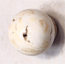 Load image into Gallery viewer, Fluorescent Montana Calcite 32mm Sphere for UV Collection Decor or Study 6571