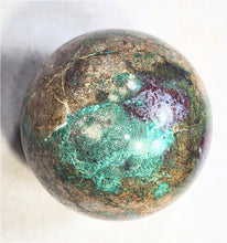 Load image into Gallery viewer, Native Copper/Cuprite/Malachite in Matrix/67mm Sphere/Home/Office/Artwork 6635