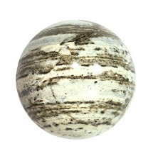 Load image into Gallery viewer, Serpentine Rare Roosevelt Lake Striped 38mm Sphere - Holiday - Christmas 6410
