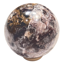 Load image into Gallery viewer, Fluorescent Fluorite/Pink Fluorite 57mm Sphere/UV Collection/Interior Decor 6464