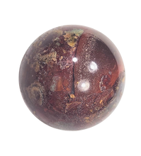 Load image into Gallery viewer, Patterned Jasper Decor 38mm Interior Sphere - Table Sculpture - Unique Gift 6413