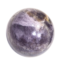 Load image into Gallery viewer, Purple Lepidolite 60mm Sphere – Calming Stone - Interior Decor - Healing 6419
