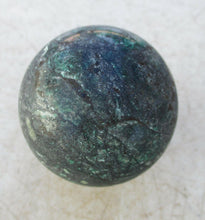 Load image into Gallery viewer, Malachite Cuprite & Quartz in Specular Hematite 44mm Sphere 4521