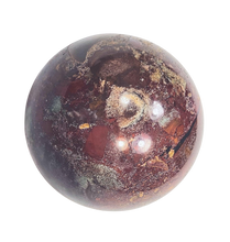 Load image into Gallery viewer, Patterned Jasper Decor 38mm Interior Sphere - Table Sculpture - Unique Gift 6413