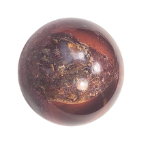 Load image into Gallery viewer, Patterned Jasper Decor 38mm Interior Sphere - Table Sculpture - Unique Gift 6413