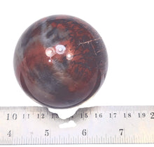 Load image into Gallery viewer, AZ Red & Gray Pet Wood 60mm Sphere Modern Organic Style / Other Interiors 6367