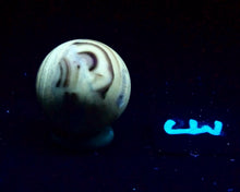 Load image into Gallery viewer, Fluorescent Montana Orange Calcite 35mm Sphere for Collection Decor or Gft 5230