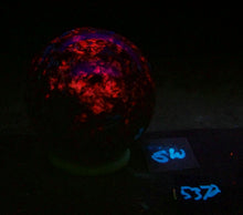 Load image into Gallery viewer, Fluorescent Calcite and Fluorite AZ Large 86mm Sphere for Collection 5372