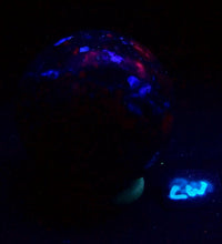 Load image into Gallery viewer, Fluorescent Calcite and Fluorite AZ Large 86mm Sphere for Collection 5372