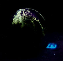 Load image into Gallery viewer, Fluorescent AZ Calcite and Hyalite 86mm Large Sphere for Collection or Gift 5384