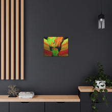 Load image into Gallery viewer, 20" x 16" Sterling Hill New Jersey Fluorescent Willemite and Calcitre Rough Canvas Print
