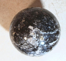 Load image into Gallery viewer, Amethyst Sage Agate Large 95mm Sphere for Home Decor or Unique Gift 5217
