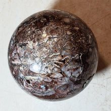 Load image into Gallery viewer, Brecciated Fluorite Large 86mm Sphere for Home Decor or Collection or Gift 5214
